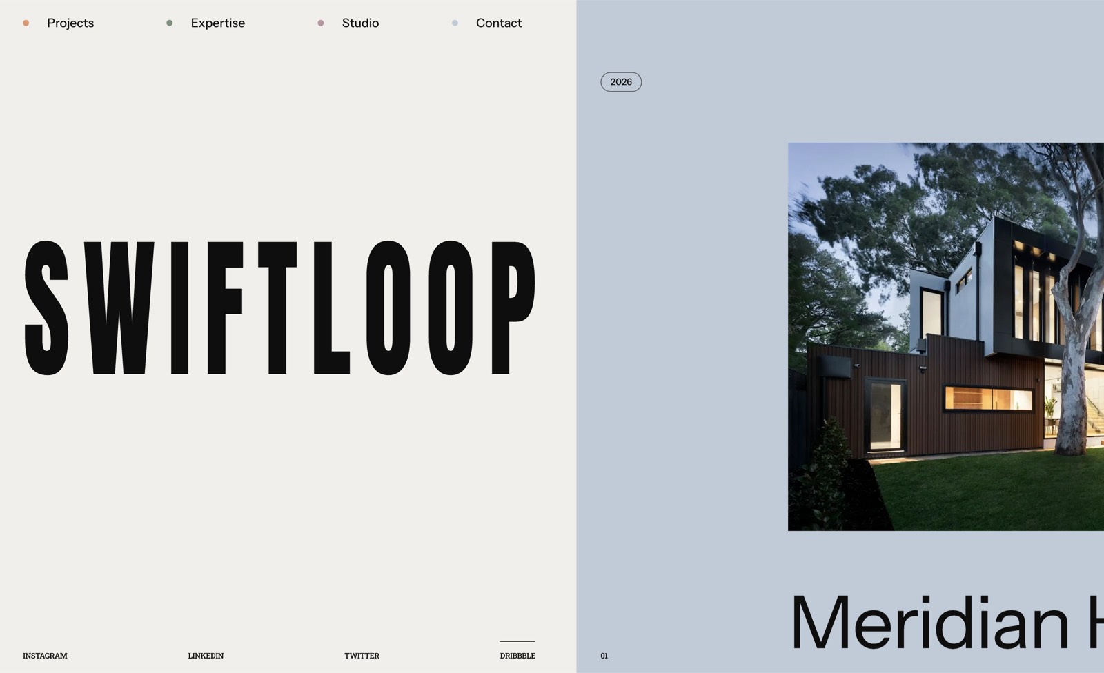 Horizontal Portfolio — design proposition