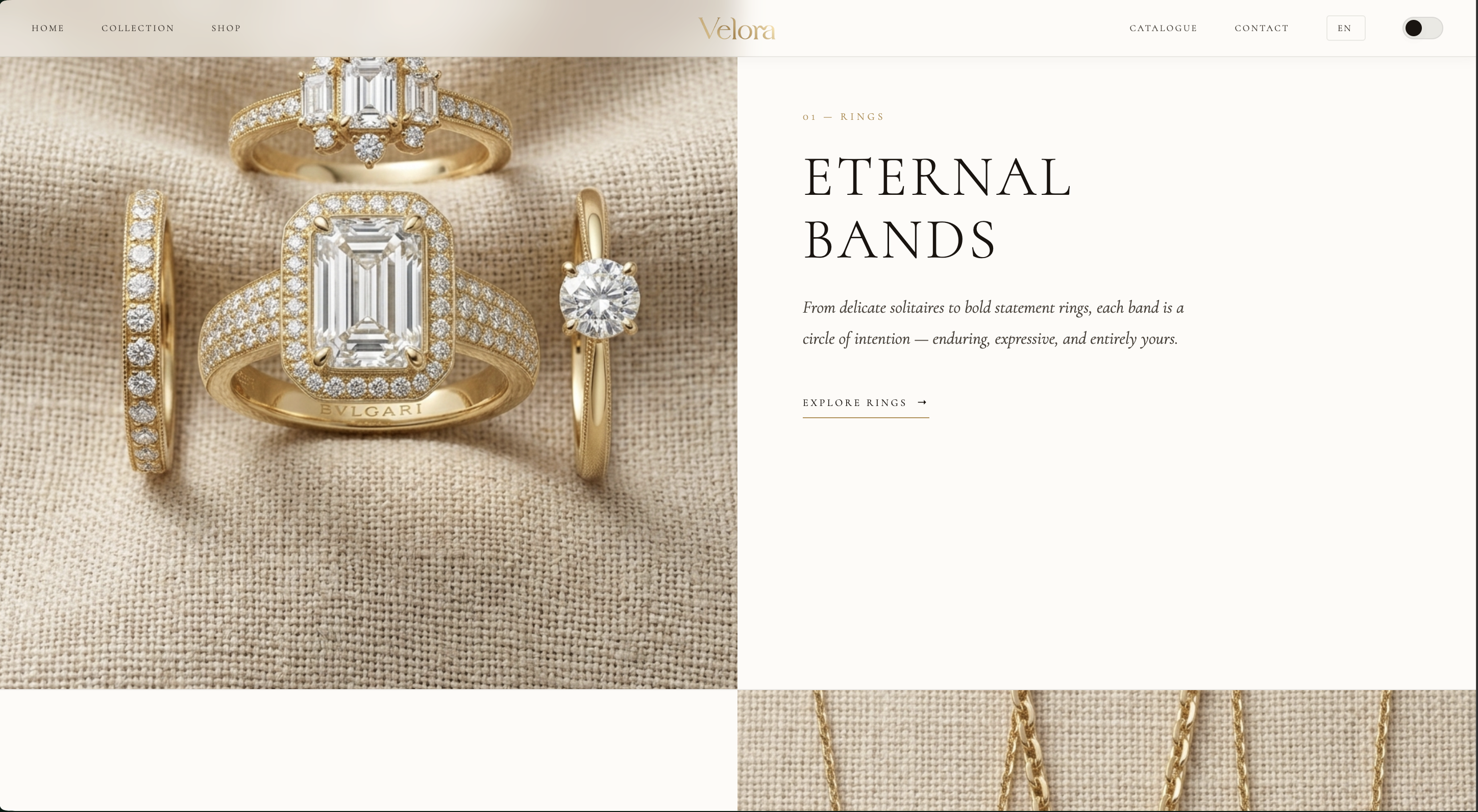 Velora Fine Jewelry screenshot